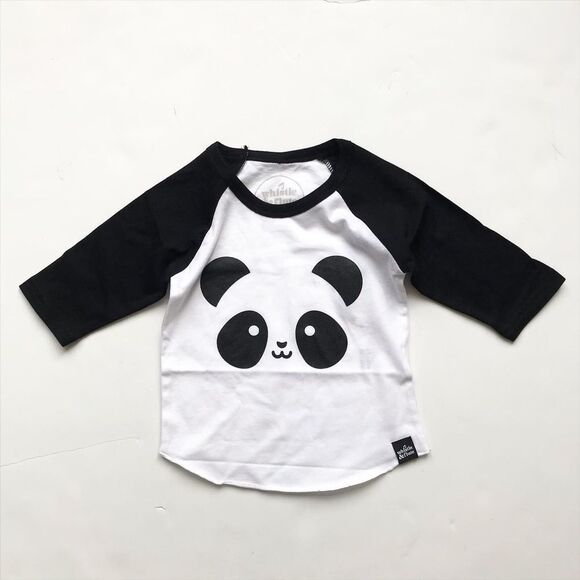 Whistle & Flute NWT KAWAII panda top 6-12 months - Picture 2 of 5